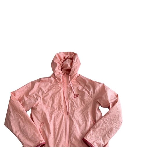 NIKE Peach Long Sleeve Windbreaker Jacket Size Small - Picture 3 of 6